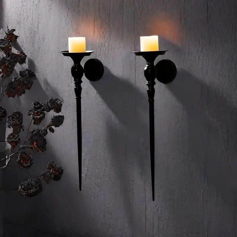 壁掛け インテリア 燭台 アンティーク調 キャンドルスタンド キャンドルホルダー キャンドルスタンド 壁掛け 燭台 アンティーク