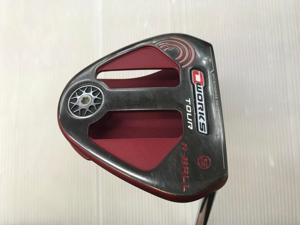 オデッセイ O-WORKS TOUR R-BALL S レッド パター 中古【最短即日発送