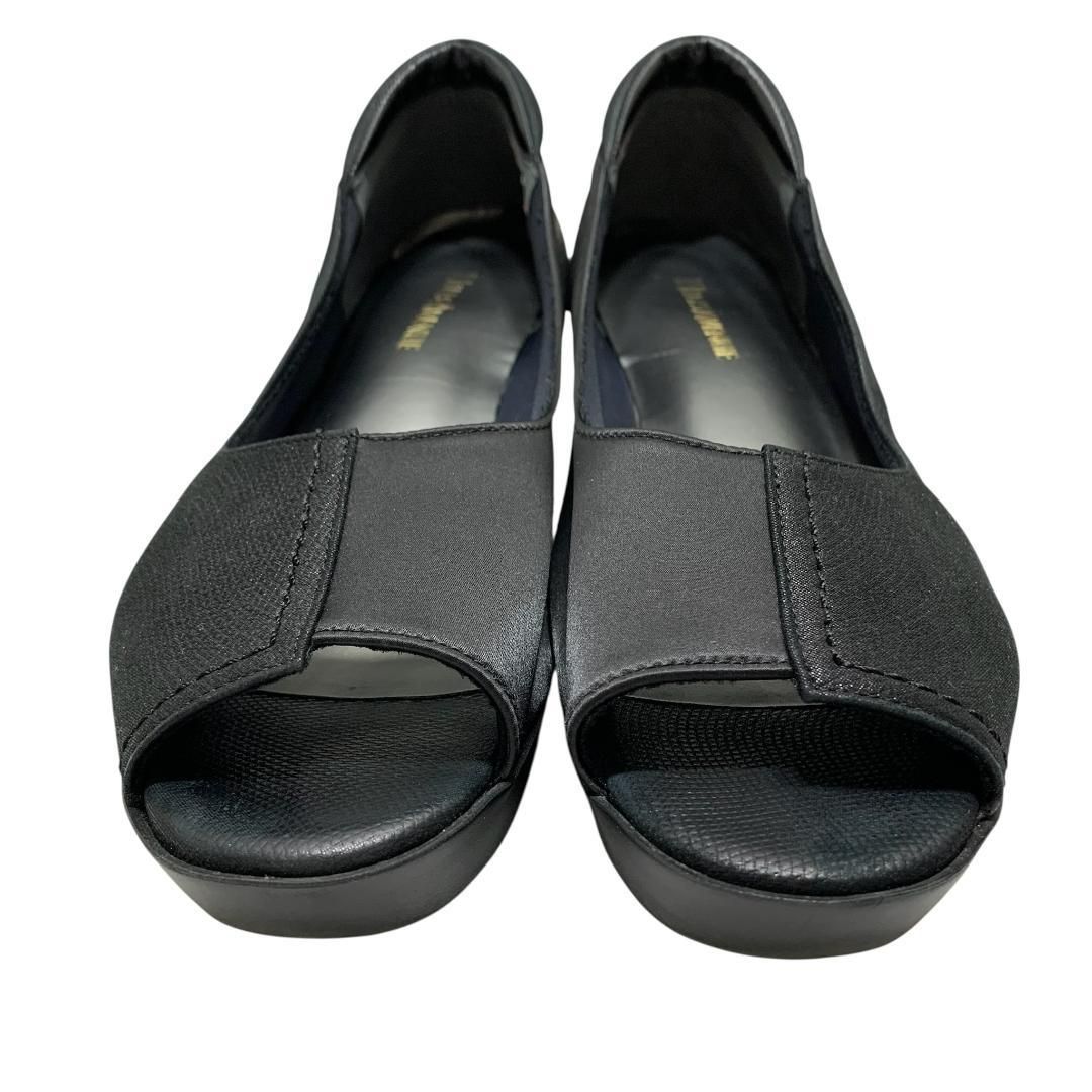 美品】ヒルズアヴェニュー (23) パンプス ウェッジソール オープントゥ