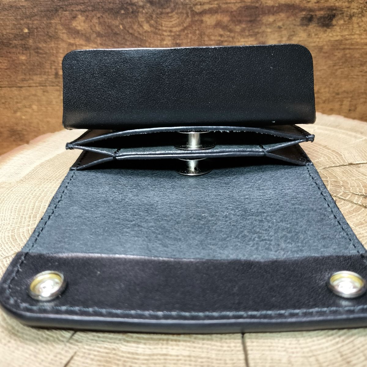 受注製作品 姫路レザー クロコダイル型押し×栃木レザー ショート