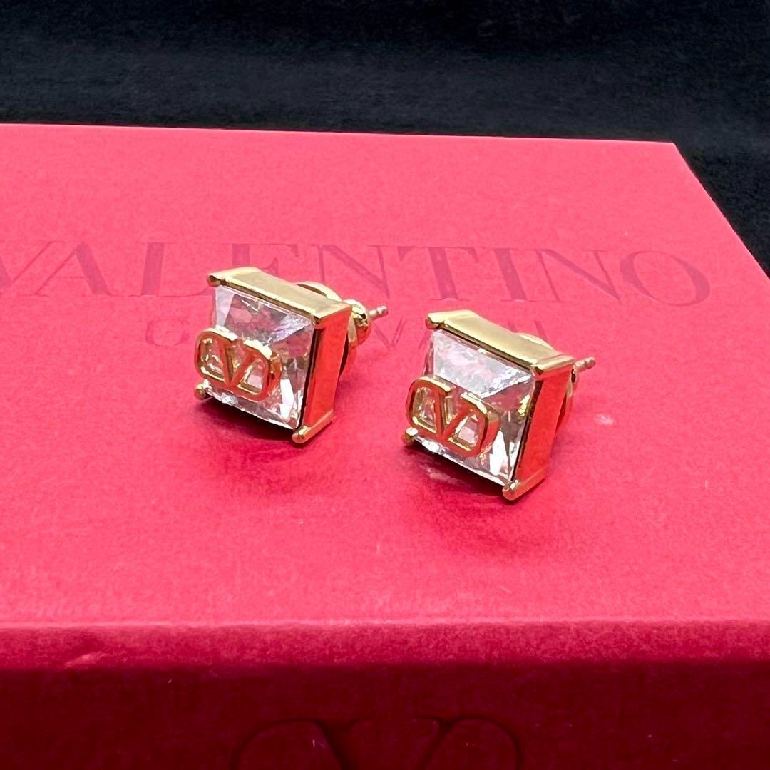 美品☆ VALENTINO GARAVANI ヴァレンティノ ガラヴァーニ クリスタル 