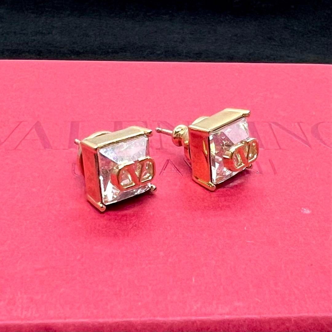 美品☆ VALENTINO GARAVANI ヴァレンティノ ガラヴァーニ クリスタル