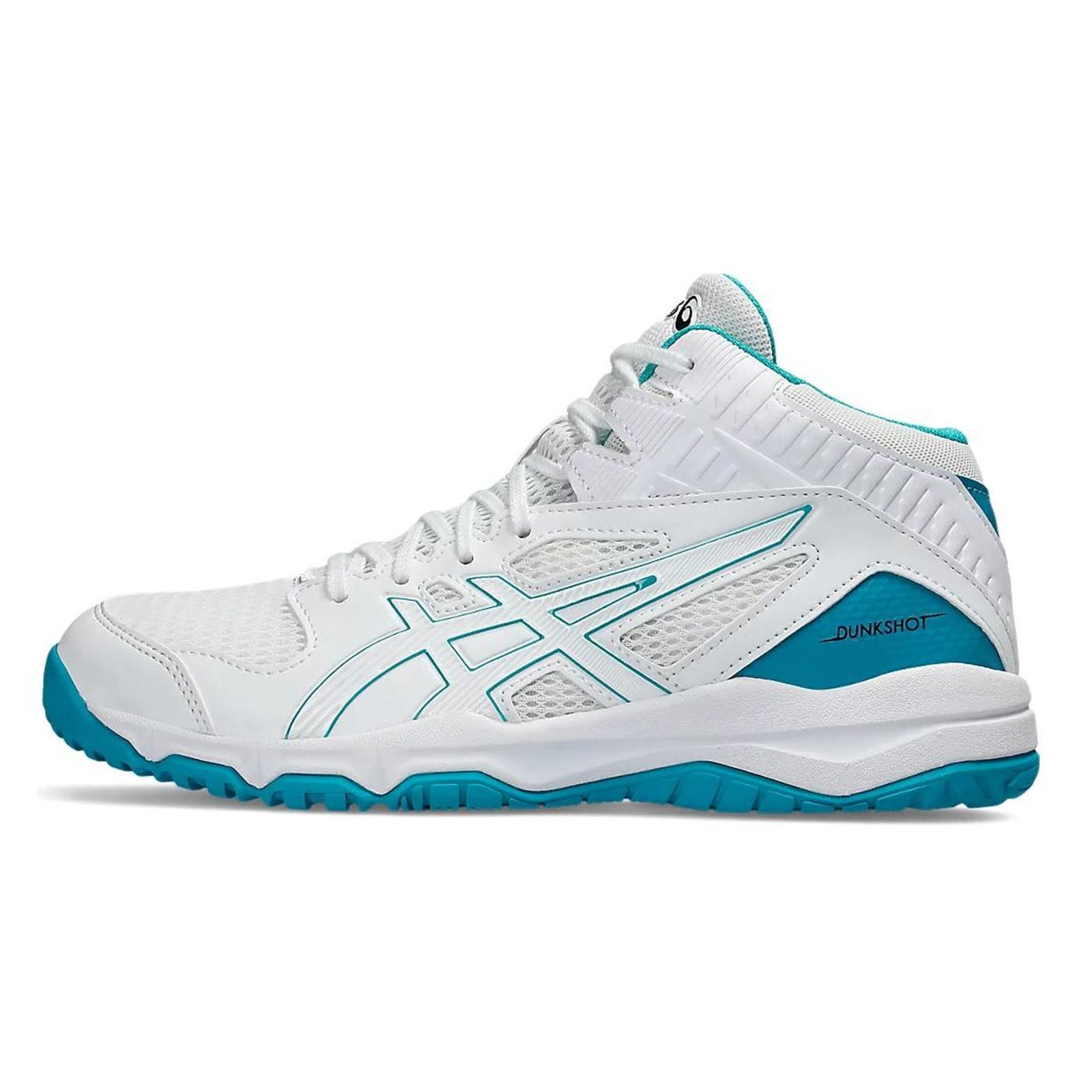 ASICS バスケットボールシューズ ホワイト/ターコイズ Dunkshot Mb 9 9 