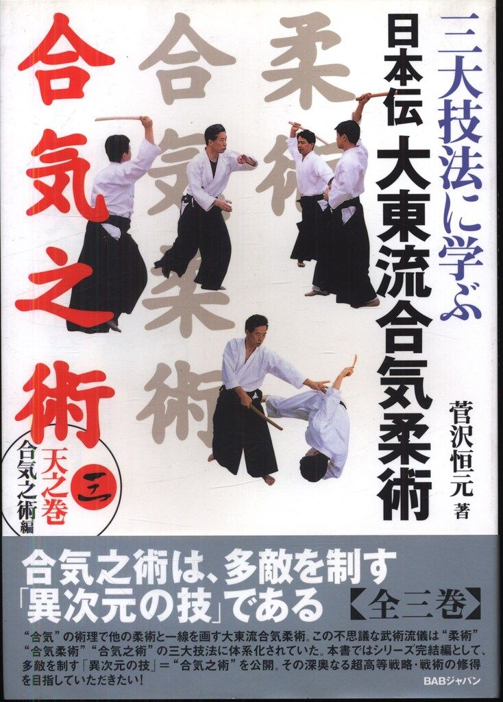 菅沢恒元 三大技法に学ぶ日本伝大東流合気柔術 三 天之巻[合気之術編
