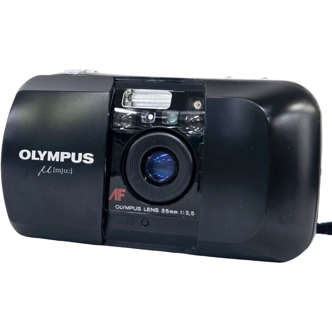【美品】OLYMPUS μ[mju:] 35mm F3.5 #44 良品】 OLYMPUS オリンパス μ [mju:] LENS 35mm F3.5 コンパクト