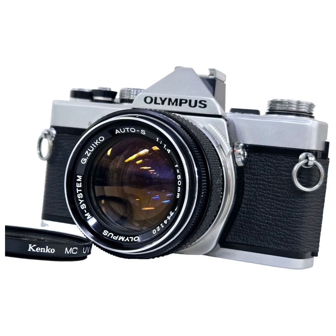 良品】 OLYMPUS オリンパス OM-1 G.ZUIKO AUTO-S 50mm F1.4 ボディ