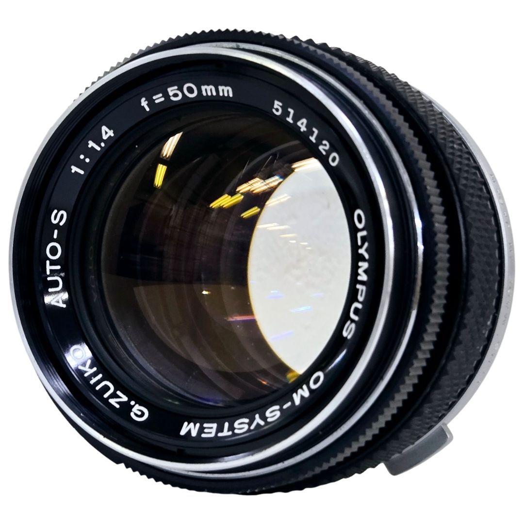 良品】 OLYMPUS オリンパス OM-1 G.ZUIKO AUTO-S 50mm F1.4 ボディ