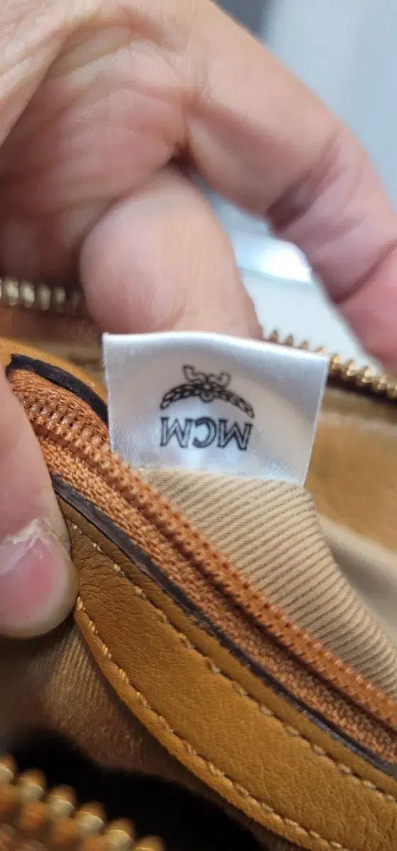 MCM ロゴ プリント トートバッグ ブラウン 【公式通販】