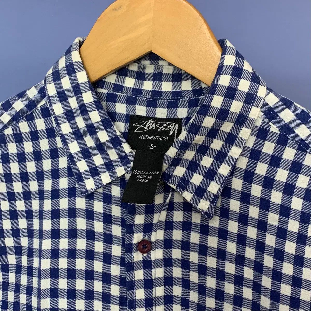 STUSSY チェック シャツ - メルカリ