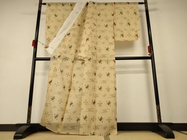 平和屋着物＊夏物 本場琉球絣 夏琉球 正絹 逸品 AABE4334jd - メルカリ