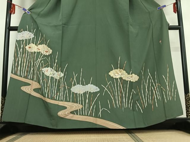 流水花文 金銀彩