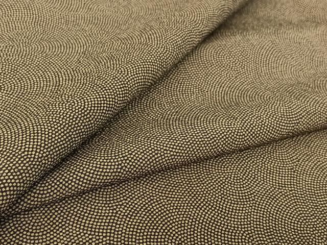 平和屋着物▽男性 江戸小紋 単衣 鮫小紋柄 やまと誂製 正絹 逸品