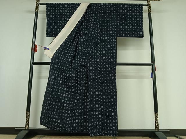 平和屋着物▽お召　単衣　幾何学文様　正絹　逸品　AABE9343jh 平和屋着物▽お召 単衣 幾何学文様 正絹 逸品 AABE9343jh - メルカリ