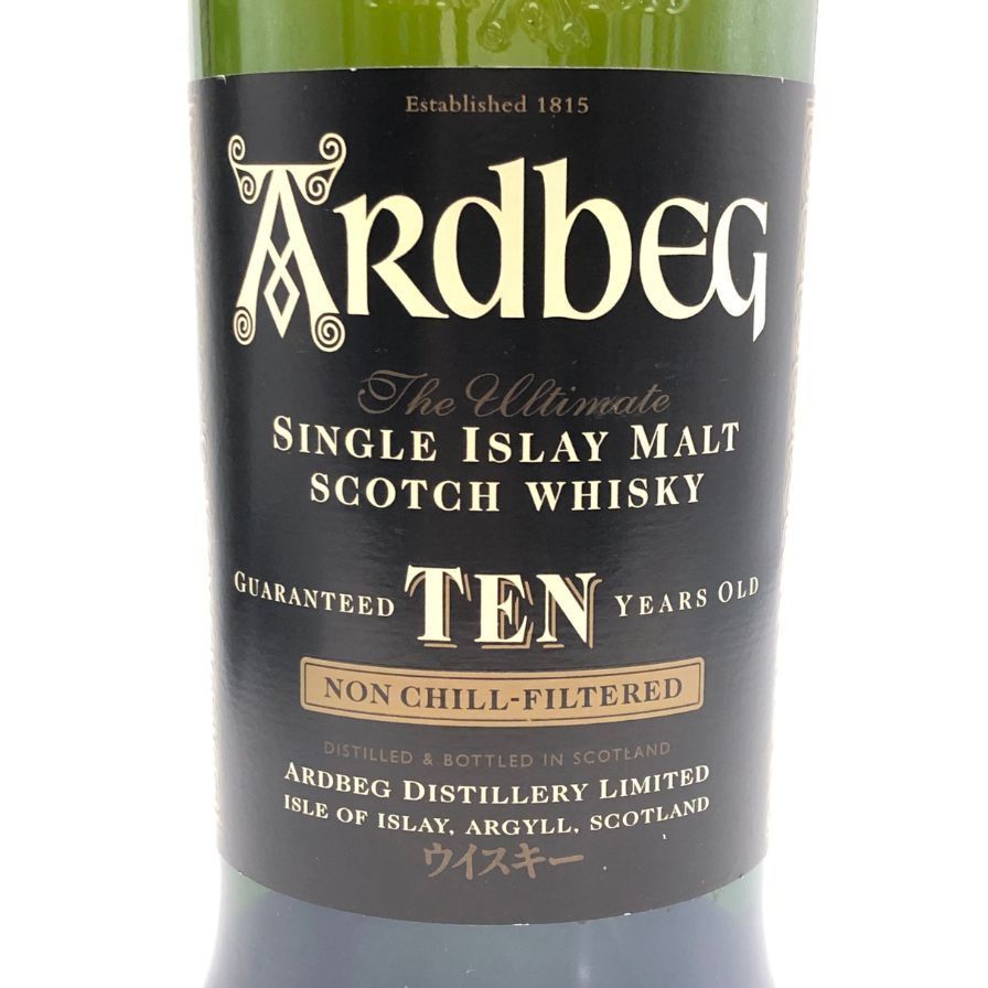 【終売品 希少】アードベッグ10年　旧ラベル　700ml アードベッグ 10年 46° 700ml - 今井商店ウェブワインセラー