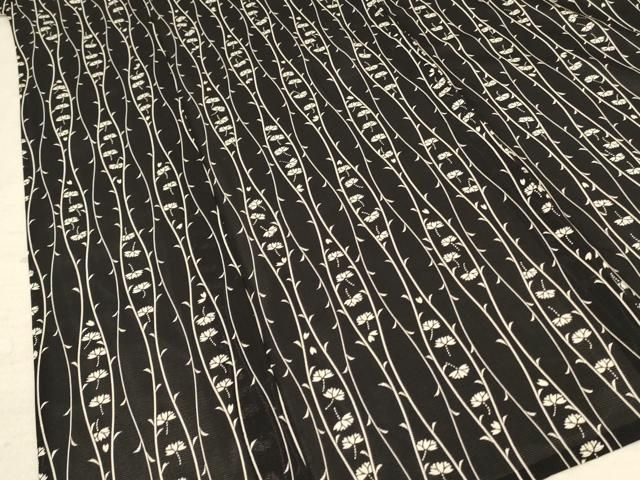 平和屋着物＊夏物 小紋 絽 枝花文 正絹 逸品 AABE7486jd - メルカリ