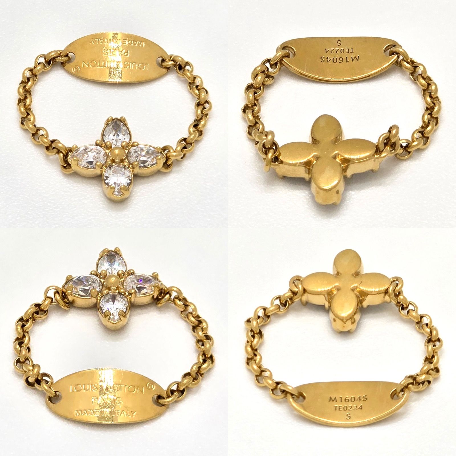 LOUIS VUITTON ルイヴィトン M1604S セット リング・レディ LV S 約