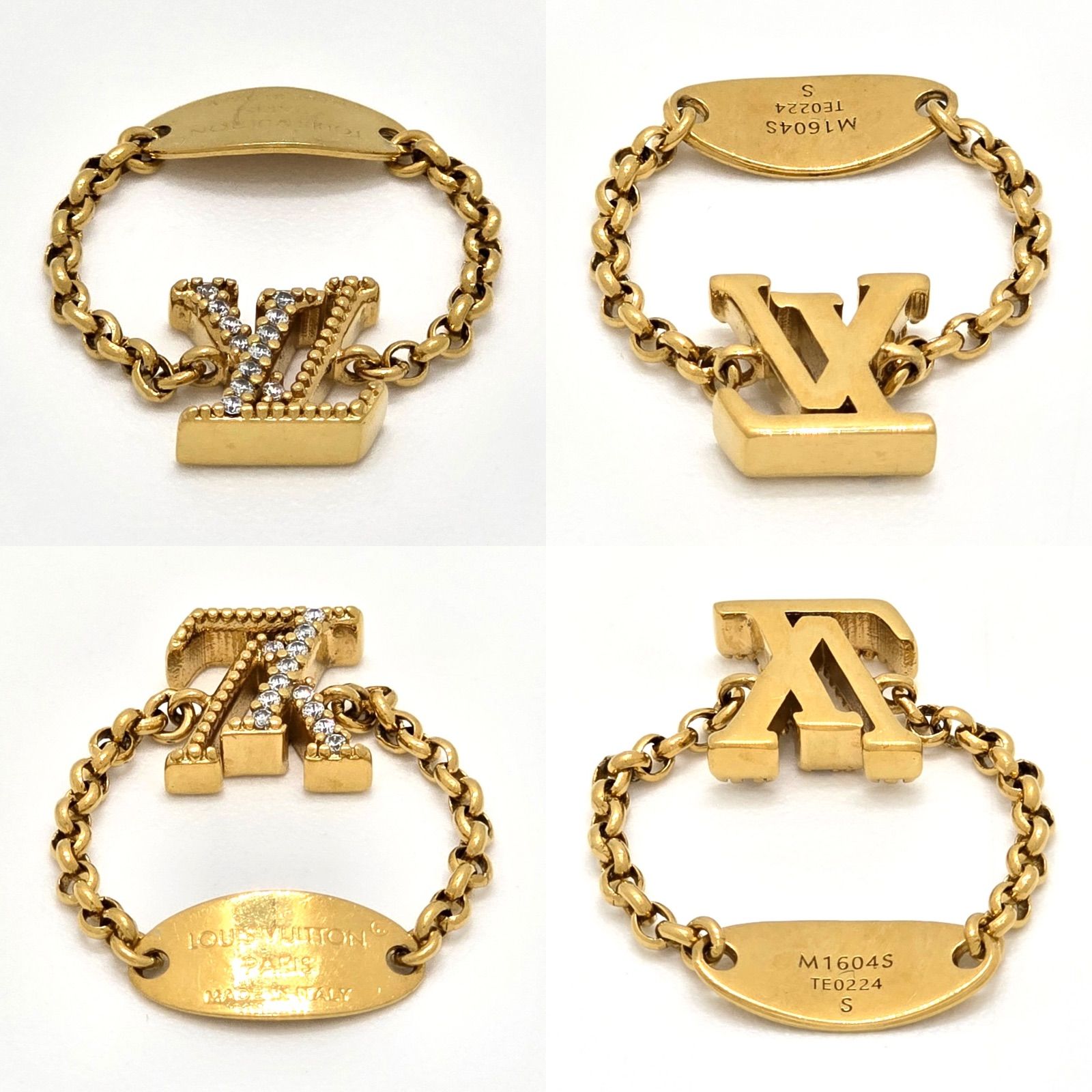 LOUIS VUITTON ルイヴィトン M1604S セット リング・レディ LV S 約