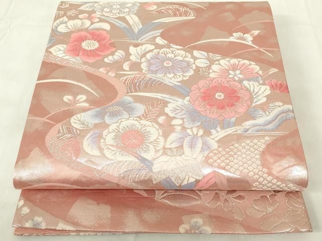 平和屋着物◎六通柄袋帯 辻が花 銀糸 正絹 逸品 DABA5654qp - メルカリ