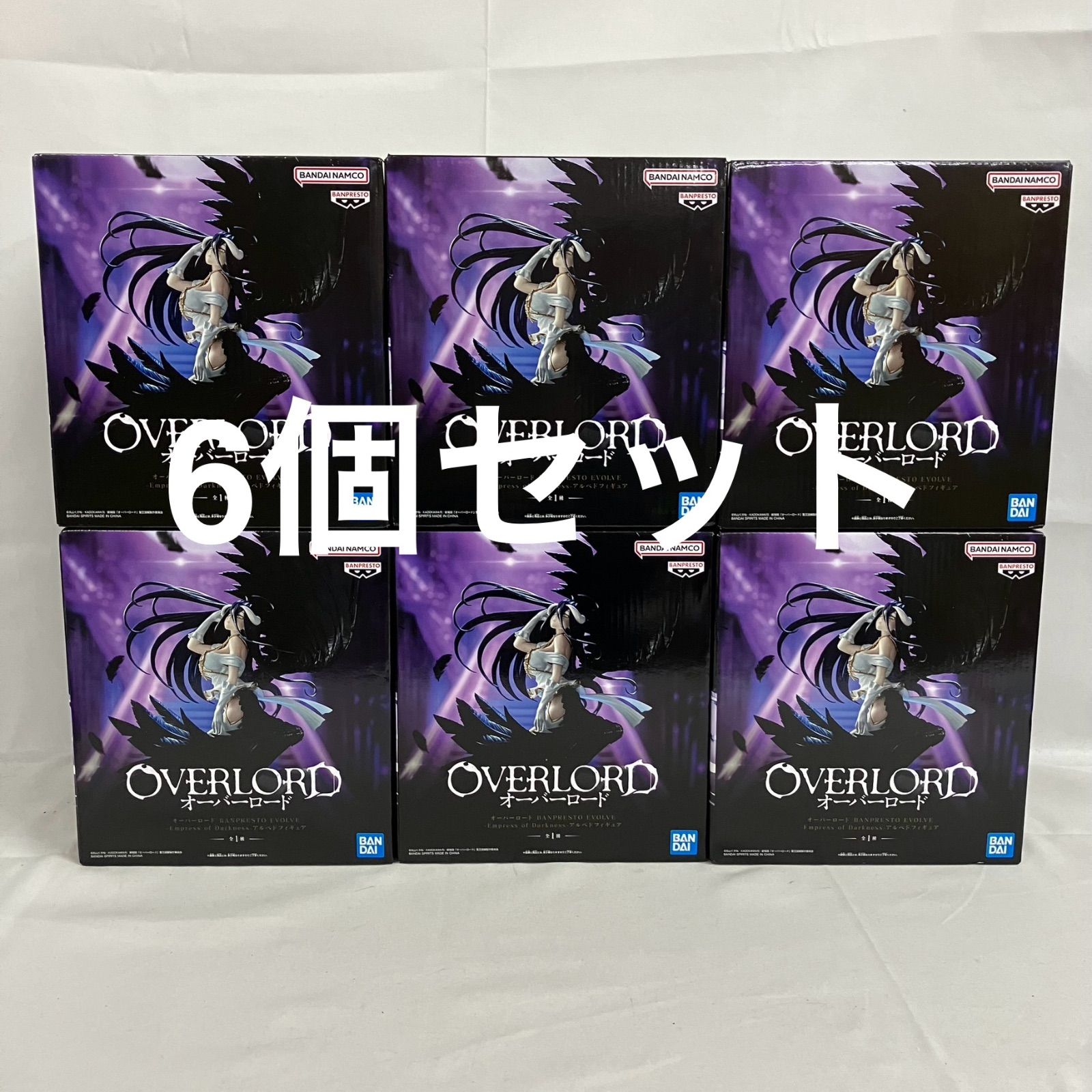 未開封 オーバーロード BPEV アルベド フィギュア 6個セット SFQ794 c107