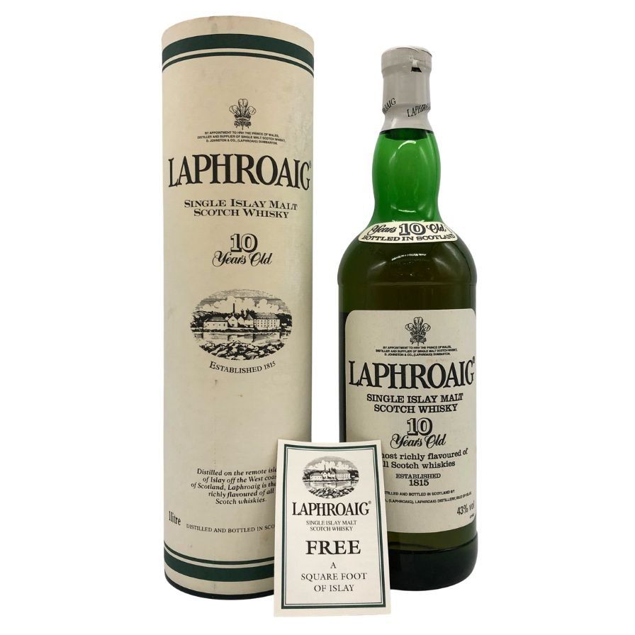 ラフロイグ　10年　旧ボトル　1000ml 未開封 ラフロイグ10年 旧ボトル 1000ml 43% 未開栓 - メルカリ