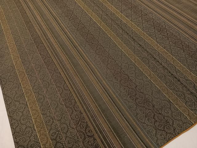 平和屋着物○上質な紬 陽彩 縞 証紙付き 正絹 逸品 CABB5034vp - メルカリ