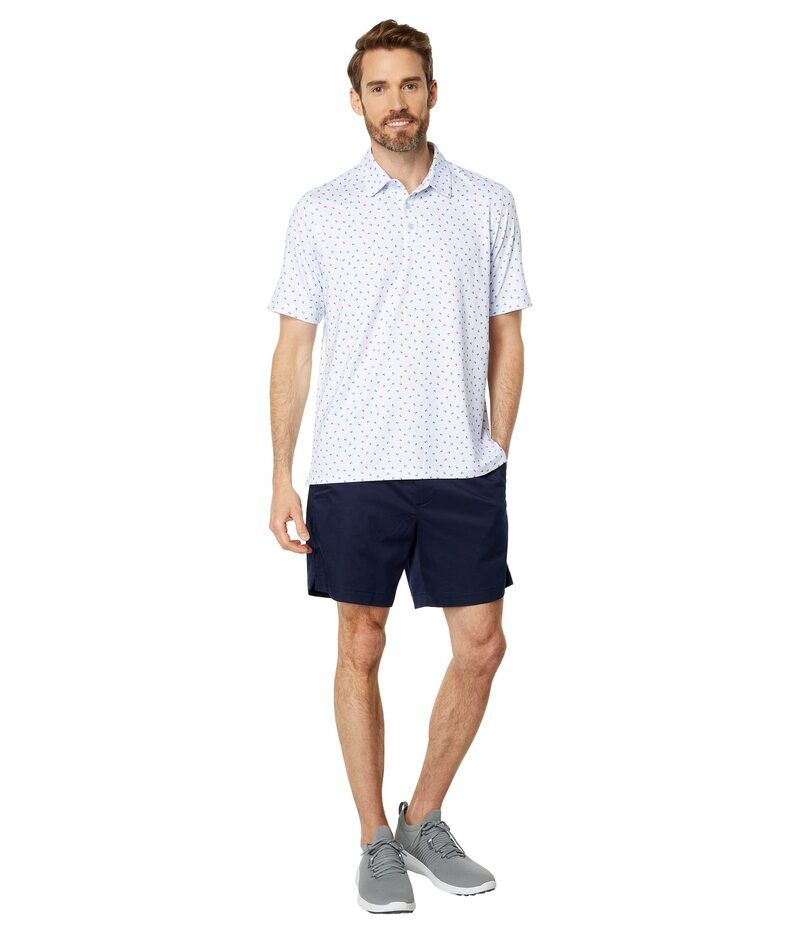 (取寄) ジョンストン&マーフィー メンズ XC4 パフォーマンス スカル ポロ Johnston & Murphy men XC4 Performance Skull Polo Light Blue 1 ジョンストンアンドマーフィー メンズ トップス シャツ ポロシャツ