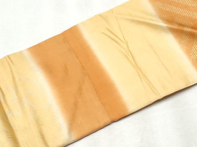平和屋着物○アンティーク 大正ロマン 九寸名古屋帯 雲龍 金銀糸 正絹
