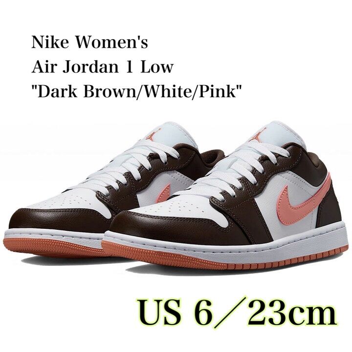 Air Jordan 1 Low ブラウン/ホワイト/ピンク Nike Women's Air Jordan 1 Low 