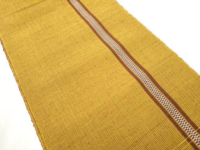 平和屋着物○本場黄八丈 紬 六寸帯 間道 正絹 逸品 CABB9510hy - メルカリ