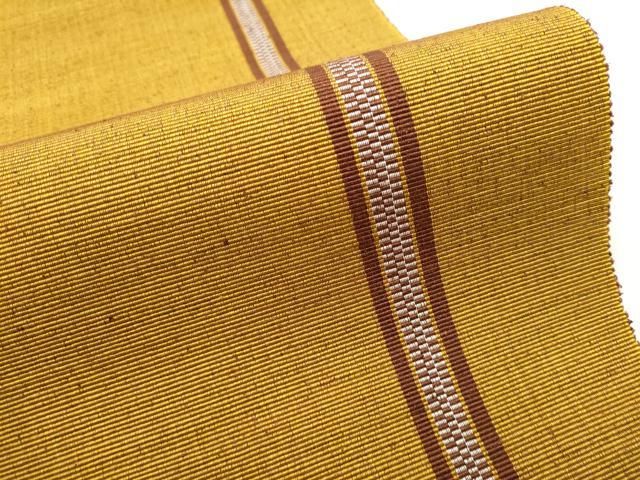 平和屋着物○本場黄八丈 紬 六寸帯 間道 正絹 逸品 CABB9510hy - メルカリ