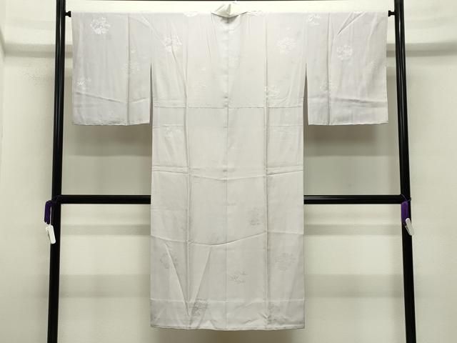 平和屋着物●長襦袢　無双仕立て　舞梅地紋　暈し染め　正絹　逸品　CABA1428gh 平和屋着物○長襦袢 無双仕立て 舞梅地紋 正絹 逸品 CABA9745gh