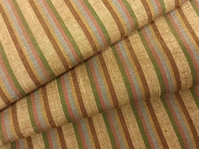 平和屋着物□上質な紬 縞 正絹 逸品 BAAP7748wb 平和屋着物○上質