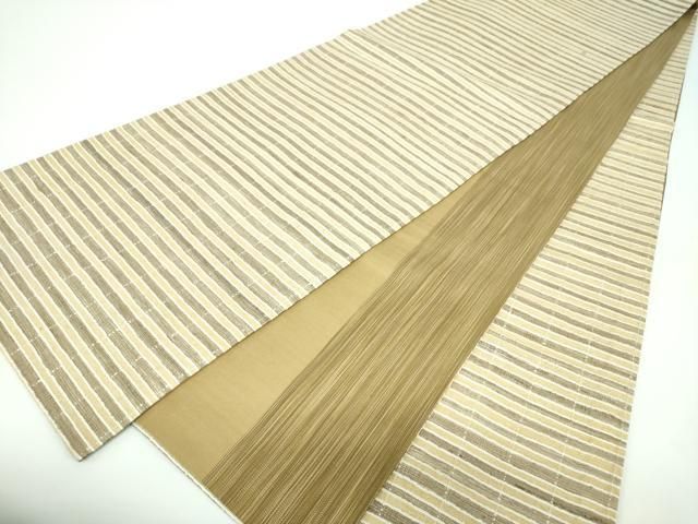 平和屋着物○西陣 インド・アッサム 野蚕糸 手織 ムガシルク 全通柄