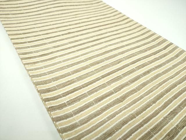 平和屋着物○西陣 インド・アッサム 野蚕糸 手織 ムガシルク 全通柄