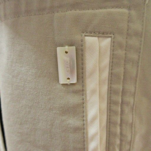 FOXEY ピンクベージュ ダブルブレストコート 40 42666 Coat 