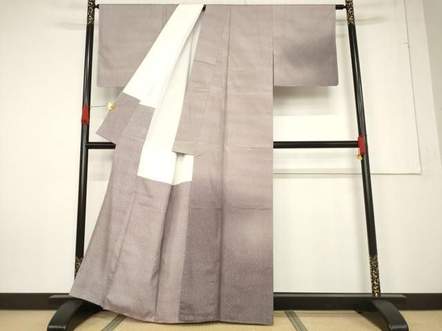 平和屋着物○本場大島紬 染大島 訪問着 作家物 霞文 暈し染め 正絹