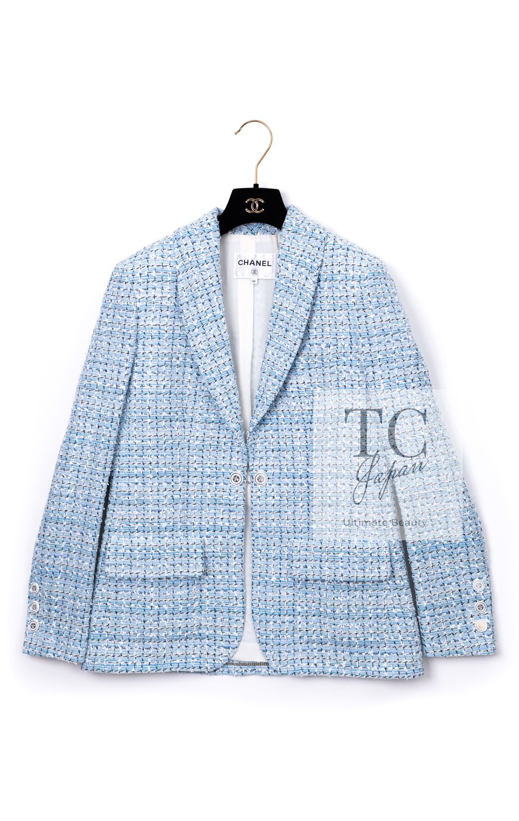 大幅に値下げしました！美品⭐︎シャネル　ジャケット 楽天市場】ブルー ジャケット（ブランドシャネル）（レディース