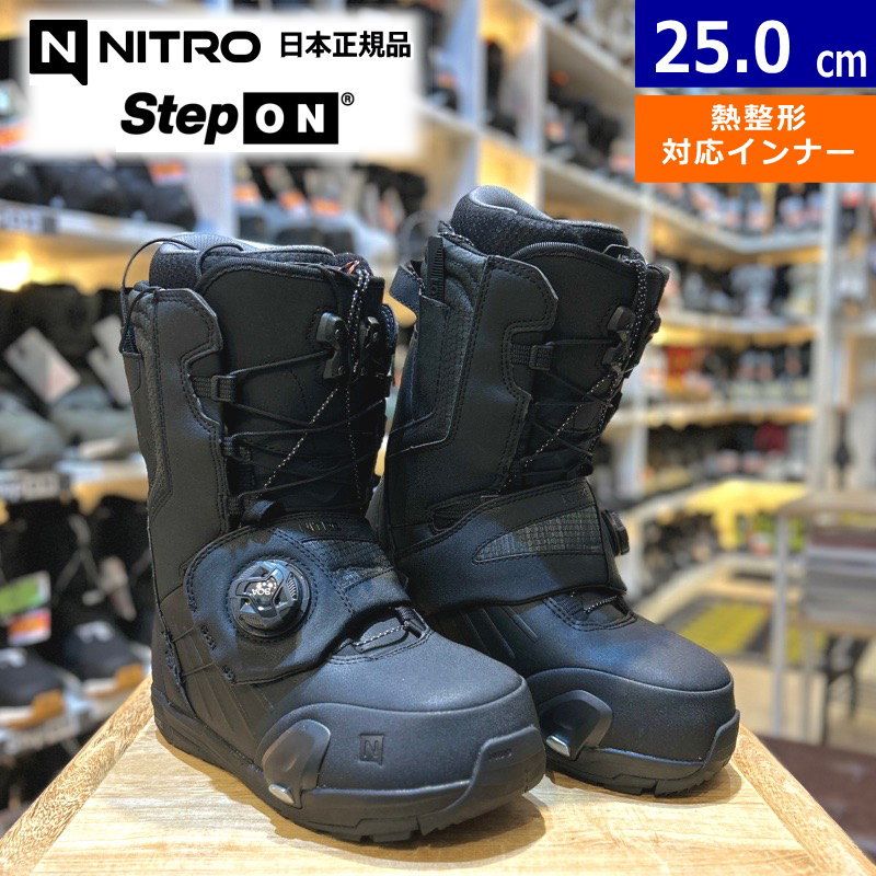 25-26 NITRO PROFILE STEP ON TLS カラー:Black 25cm ナイトロ