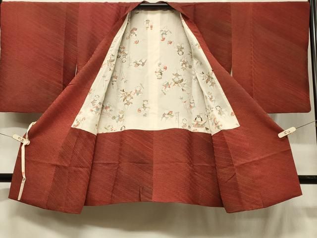 平和屋着物■極上　染色家 岩浅公展　道行コート　ロング丈　花斜線文　暈し染め　逸品　未使用　DZAB0388kh5 平和屋着物＃染色家 岩浅公展 道行コート 斜線文 暈し染め 正絹 逸品