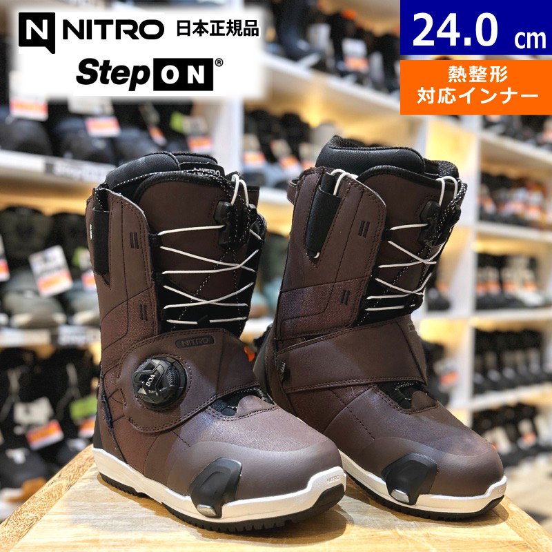 25 26 NITRO MONARCH STEP ON TLS カラー Port 24 cm ナイトロ モナーク ステップオン レディース スノーボードブーツ 日本