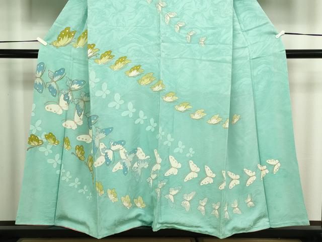 平和屋着物□訪問着 駒刺繍 舞蝶文 金彩 正絹 逸品 DABA9524sf - メルカリ