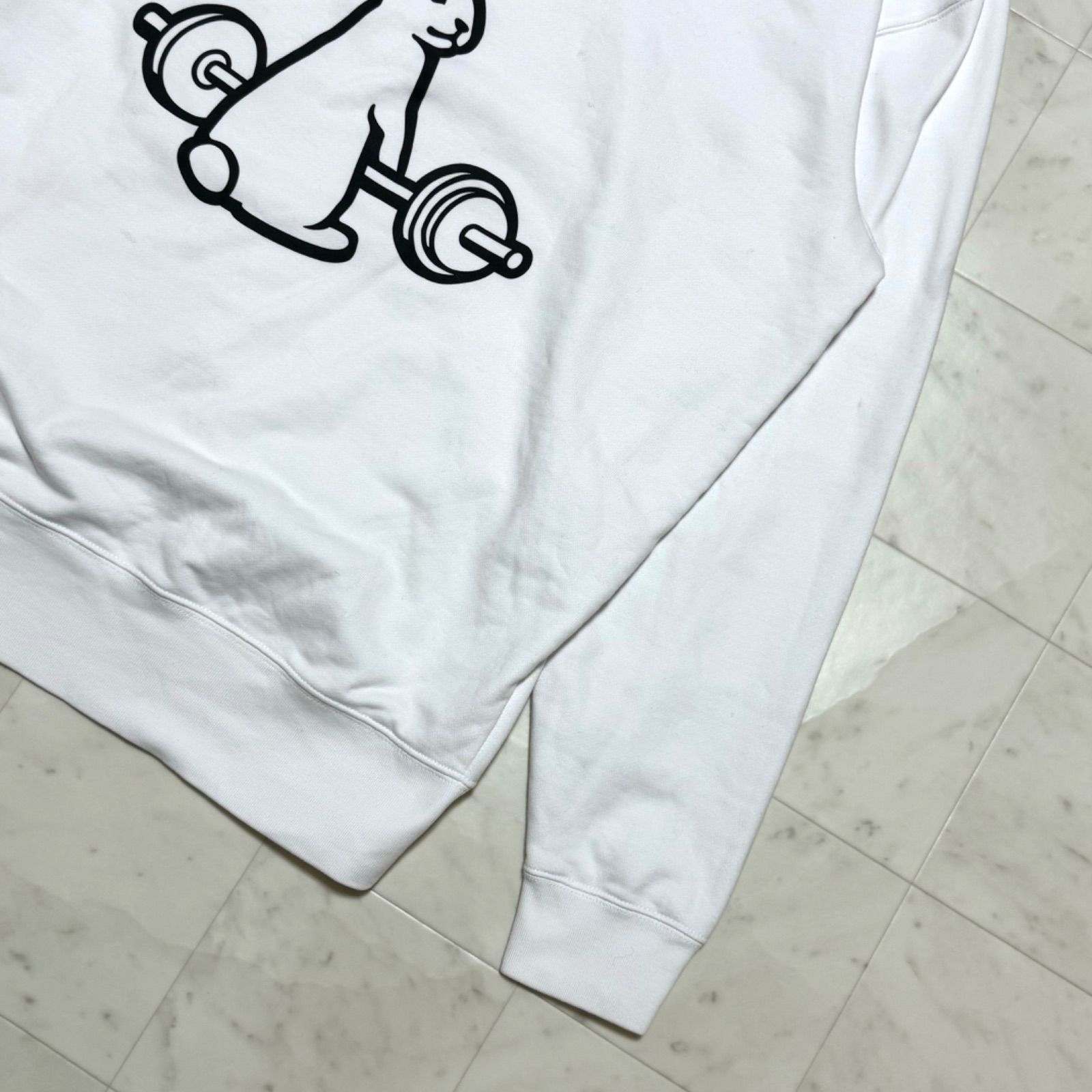 XENO × #FR2 コラボ パーカー バルクアップ うさぎ Lサイズ 白 - メルカリ