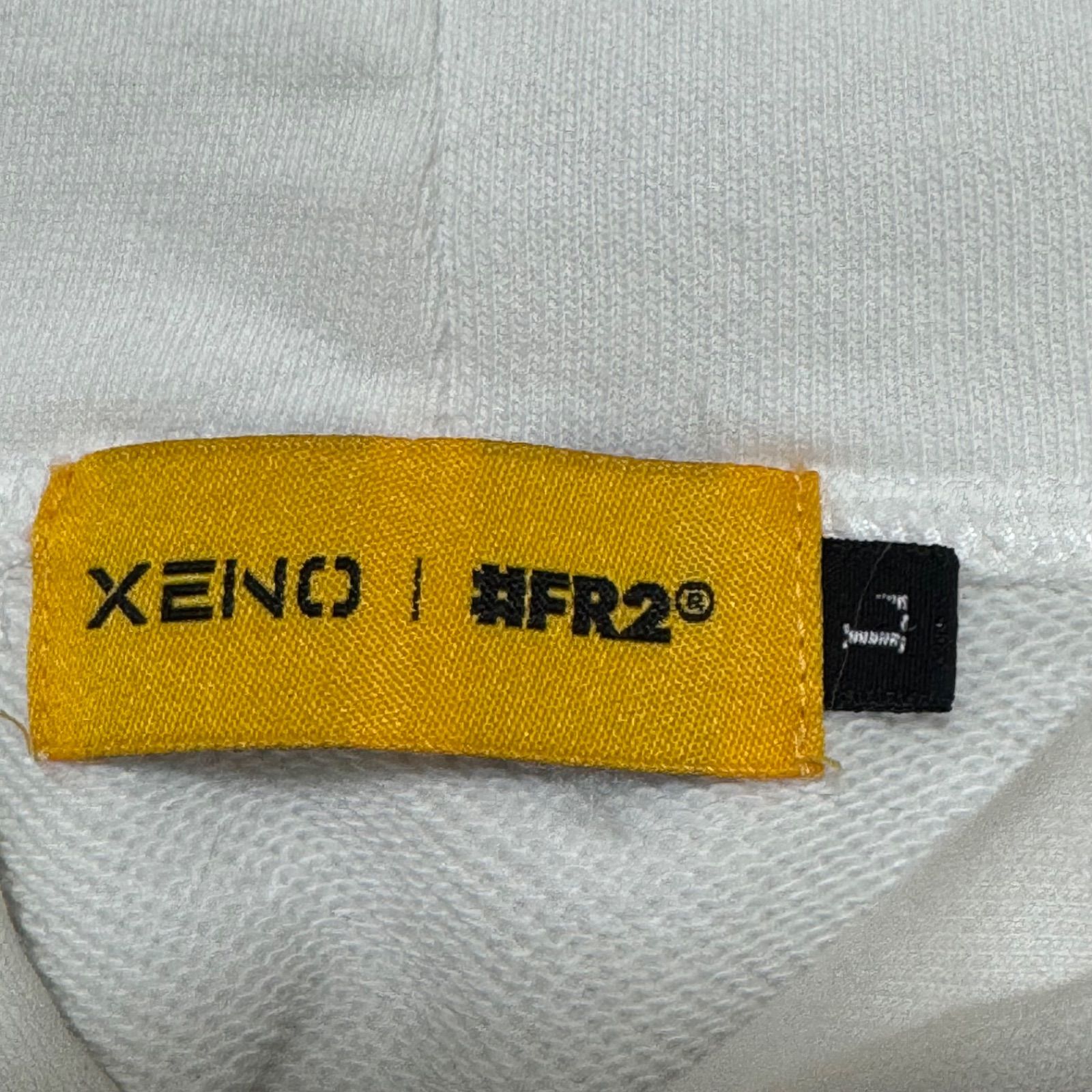 XENO × #FR2 コラボ パーカー バルクアップ うさぎ Lサイズ 白 - メルカリ