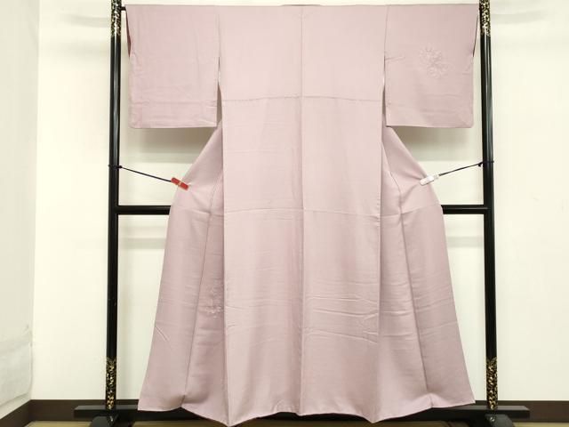 平和屋着物□中国三大刺繍 相良刺繍 総刺繍 無地絵羽訪問着 更紗花鳥文