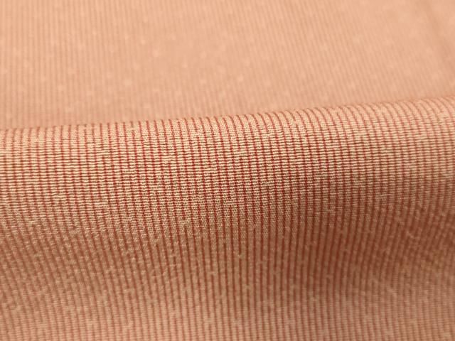 平和屋着物□江戸小紋 万筋 丁字色×柿色 正絹 逸品 DABA5512cd - メルカリ