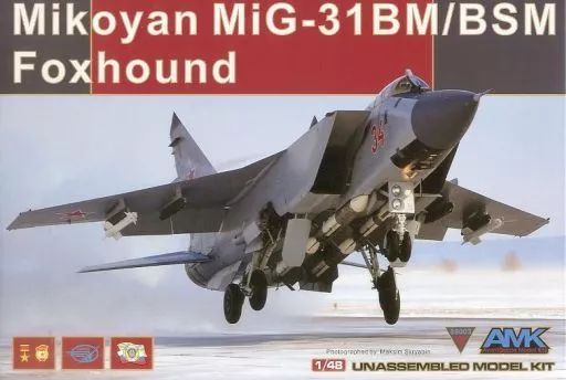 プラモデル 1 48 ミコヤーン MiG 31 BM BSM フォックスハウンド
