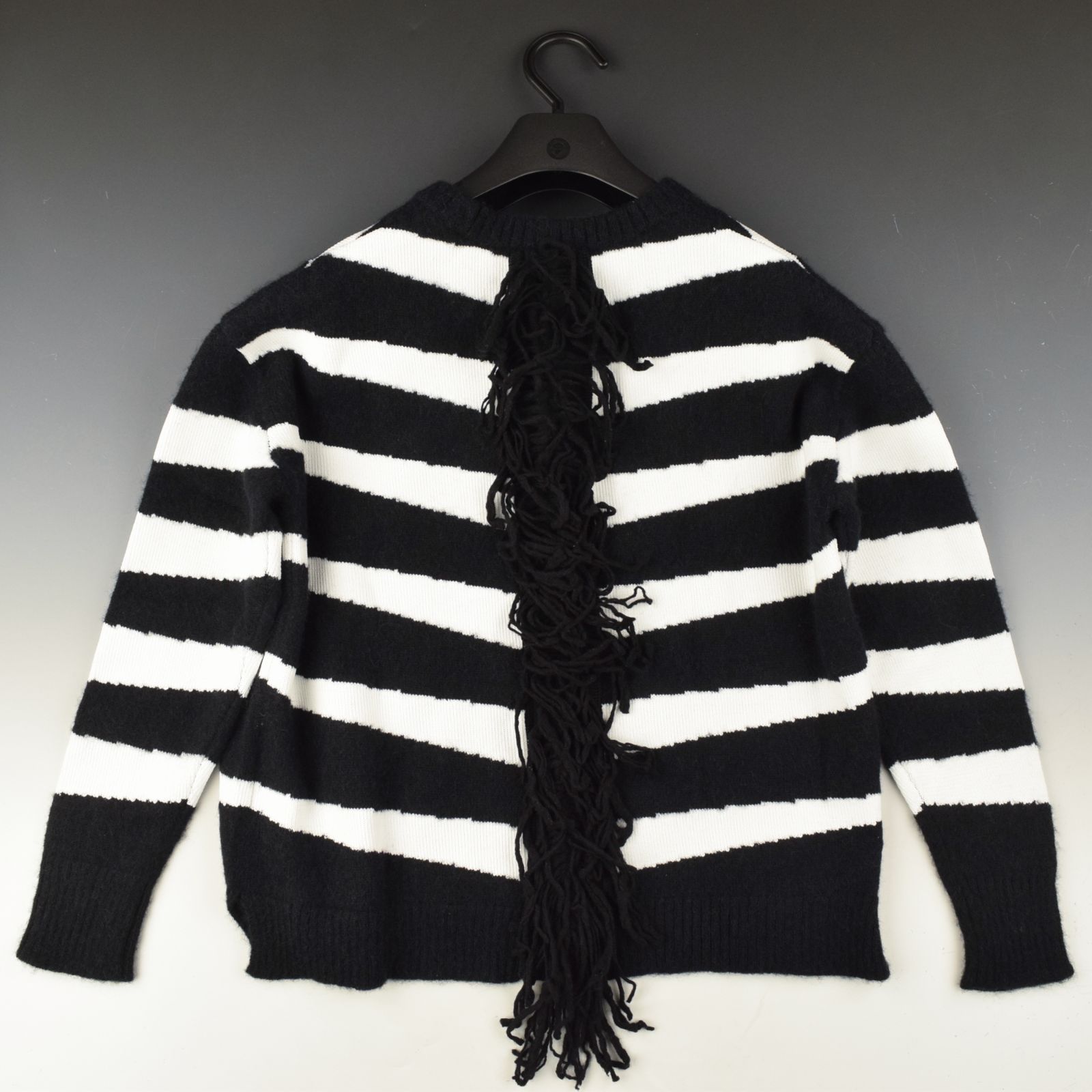 パーリーゲイツアルパカセーターサイズ0 サイズ：0・S・新品】パーリーゲイツ ゼブラ柄 アルパカクルーネック