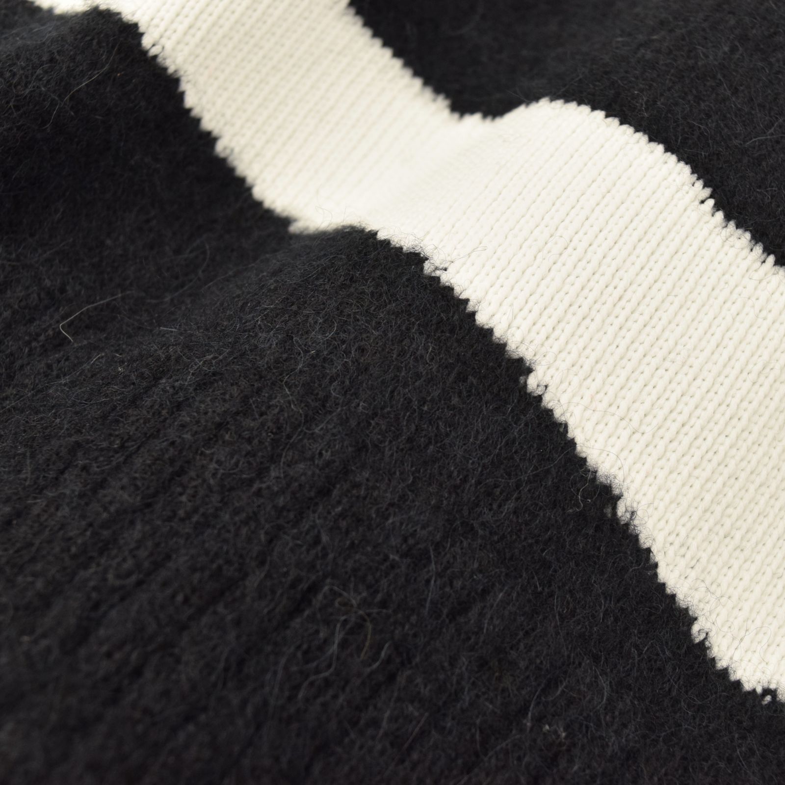 サイズ：0・S・新品】パーリーゲイツ ゼブラ柄 アルパカクルーネック