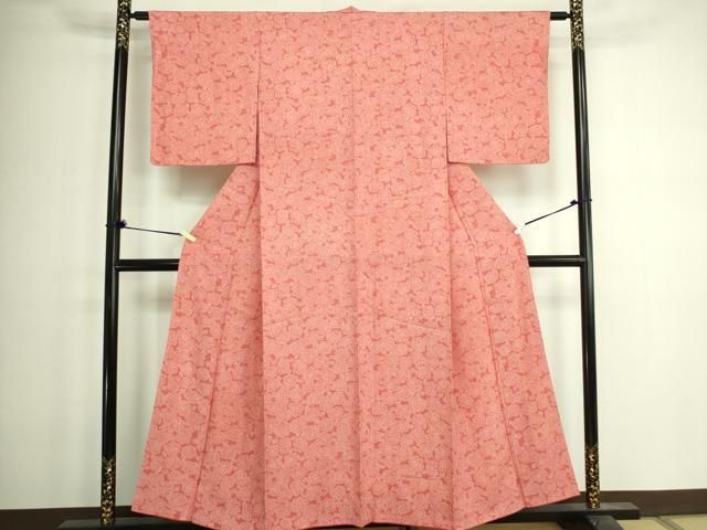 平和屋着物●江戸小紋　草花文　正絹　逸品　未使用　AABA3296ck 平和屋着物□江戸小紋 草花 正絹 逸品 DABA6621op - メルカリ