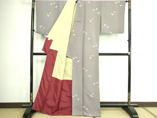 平和屋着物□小紋 舞蝶文 洗える着物 DABA6649op - メルカリ